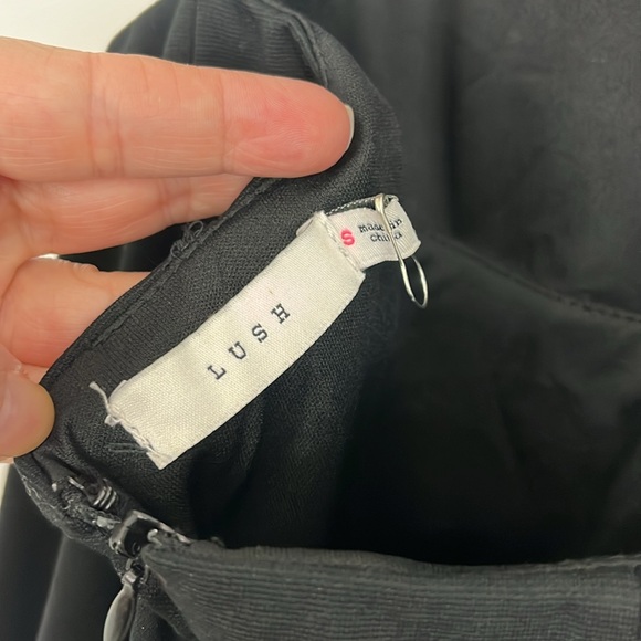 Lulu's Lush Small Black Perfect Evening Lace Skater Mini Dress - Picture 13 of 16